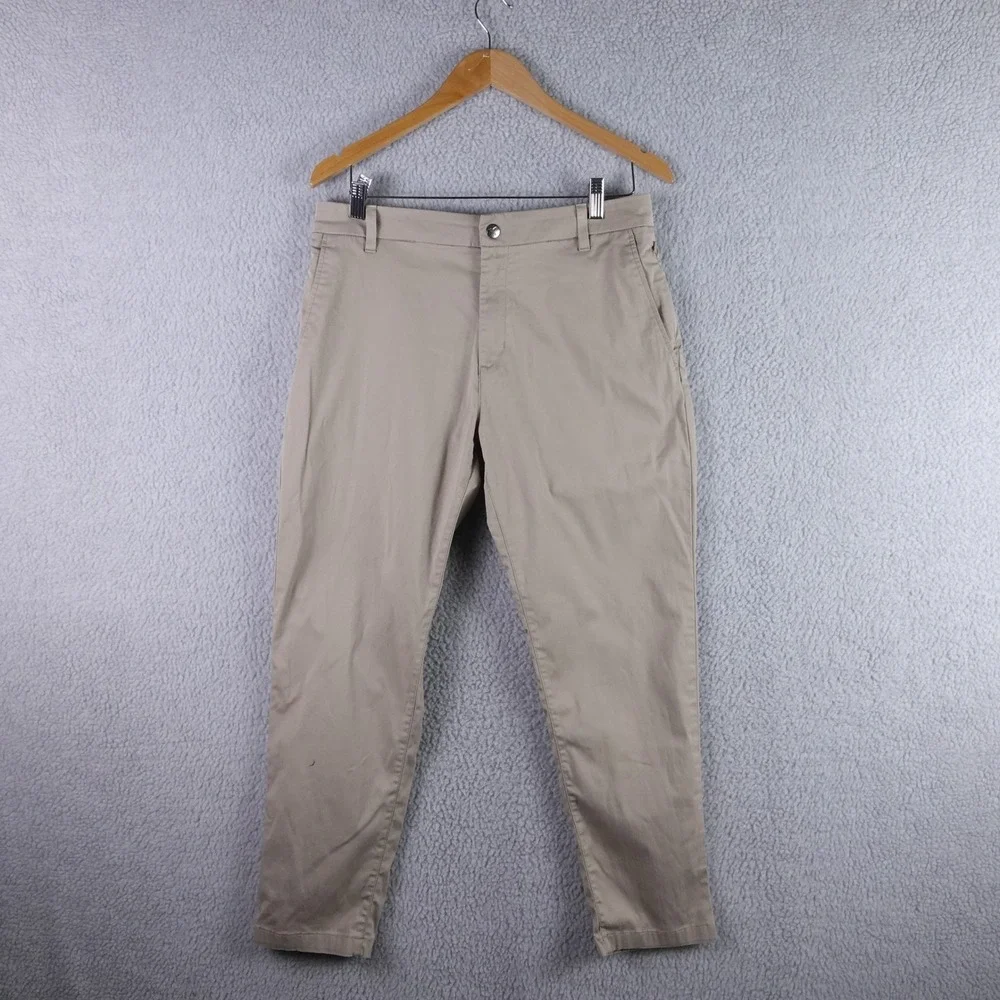 Birddogs Boomstick Khaki Chino Pants Mens 32x28 Tan Stretch Cotton Twill Tapered